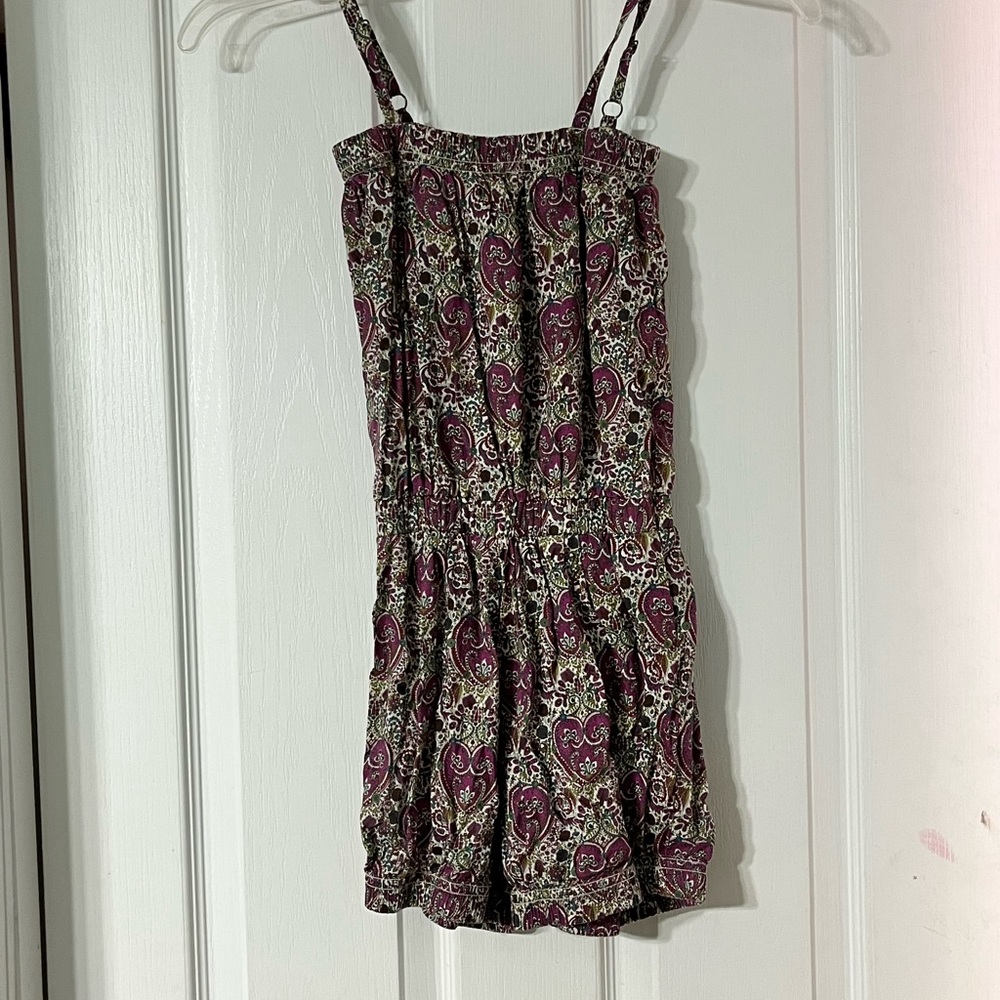 Sgt. Fletcher Purple Paisley Romper